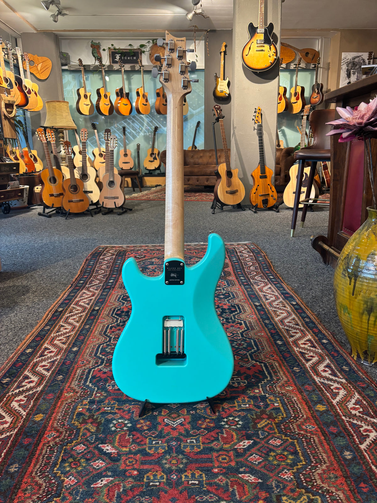 PRS Silver Sky Limited Edition Wild Green Matching Headstock