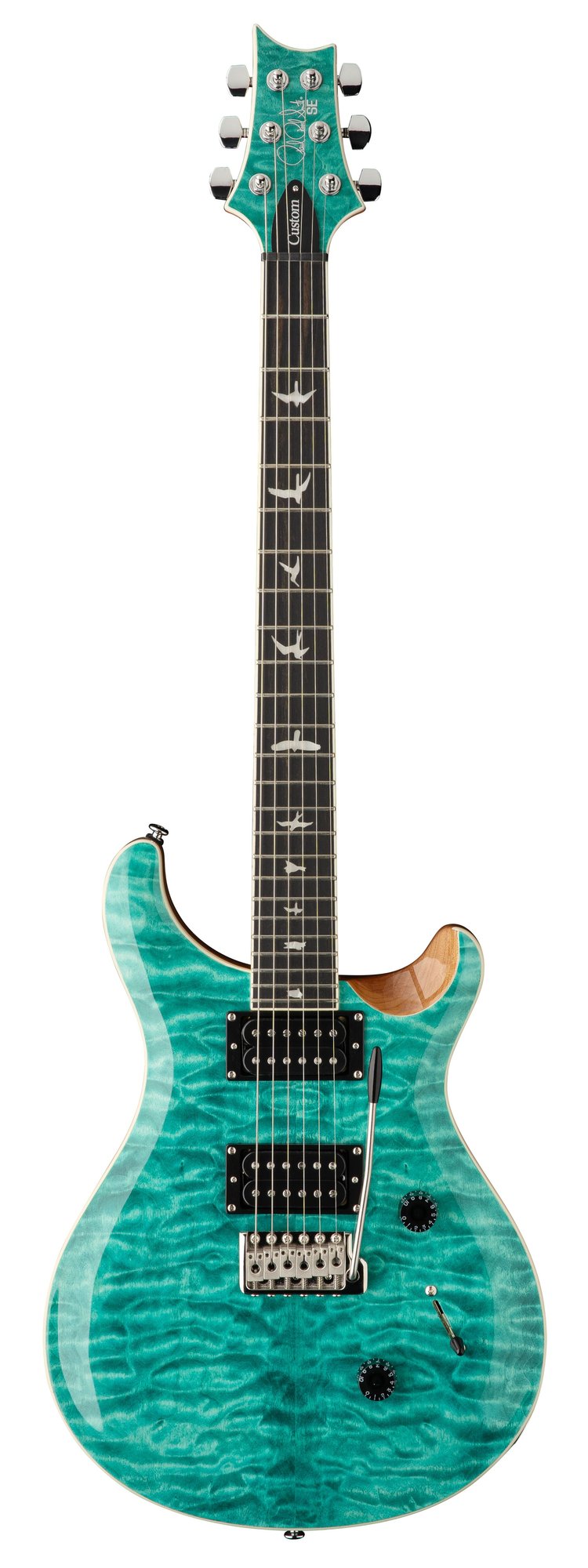 PRS SE, Custom 24, Quilt Package, Turqouise