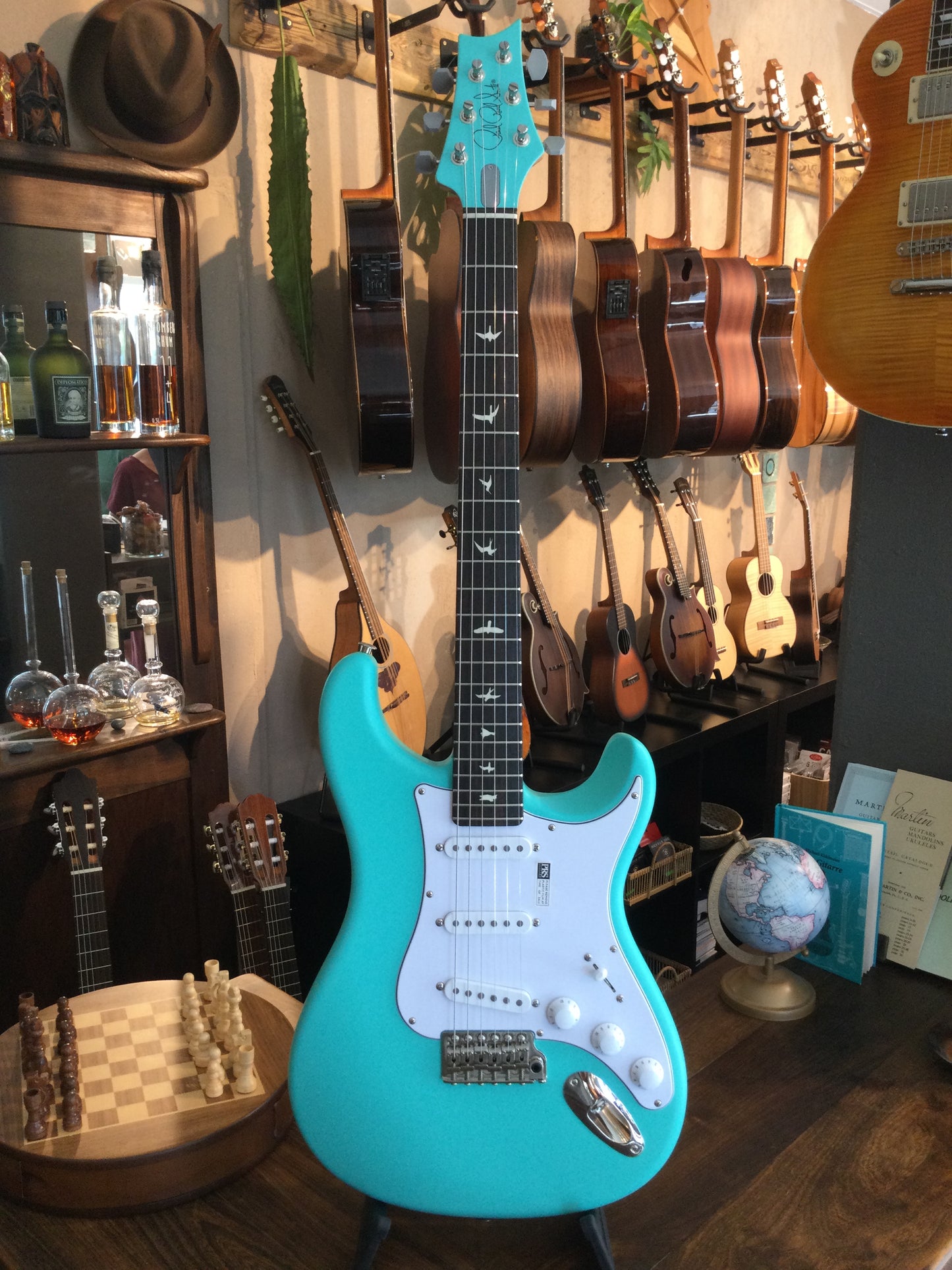 PRS Silver Sky Limited Edition Wild Green Matching Headstock