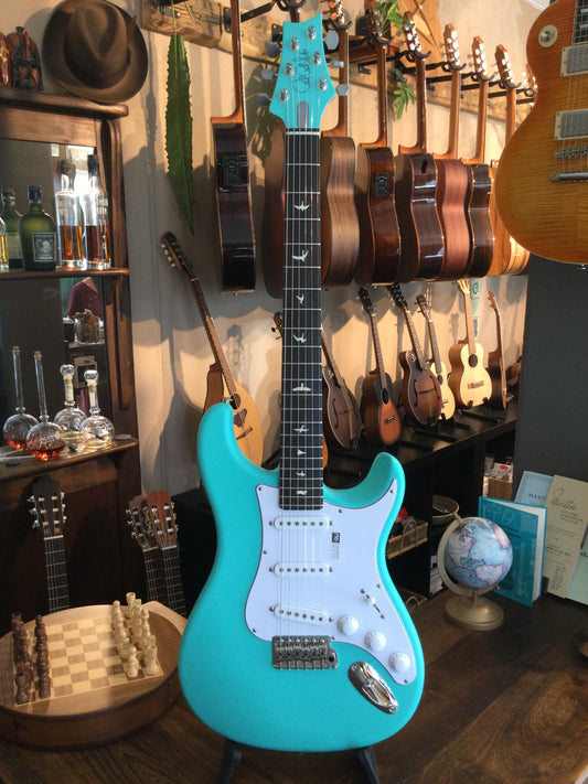 PRS Silver Sky Limited Edition Wild Green Matching Headstock