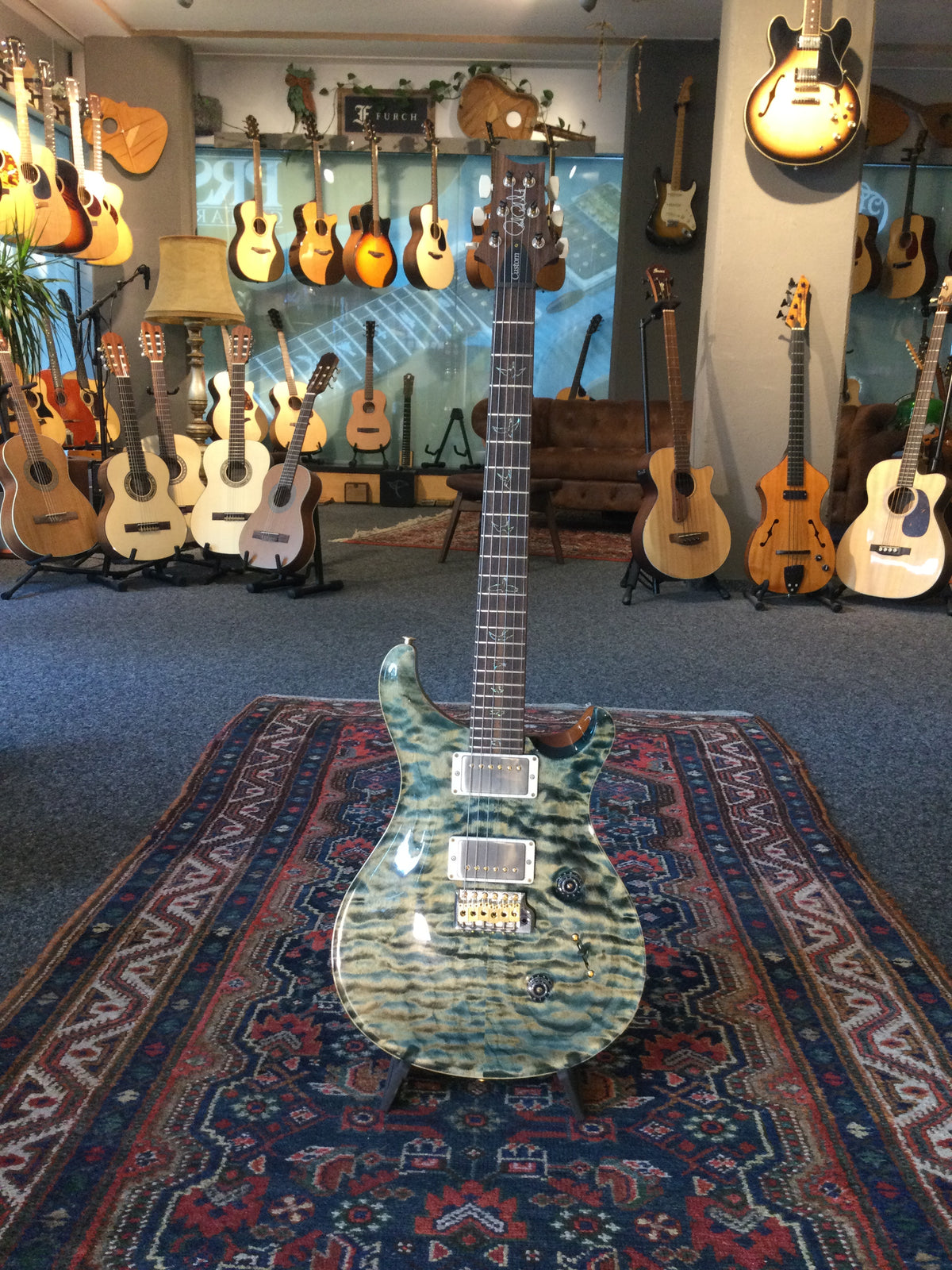 PRS Wood Library Ocean Blue